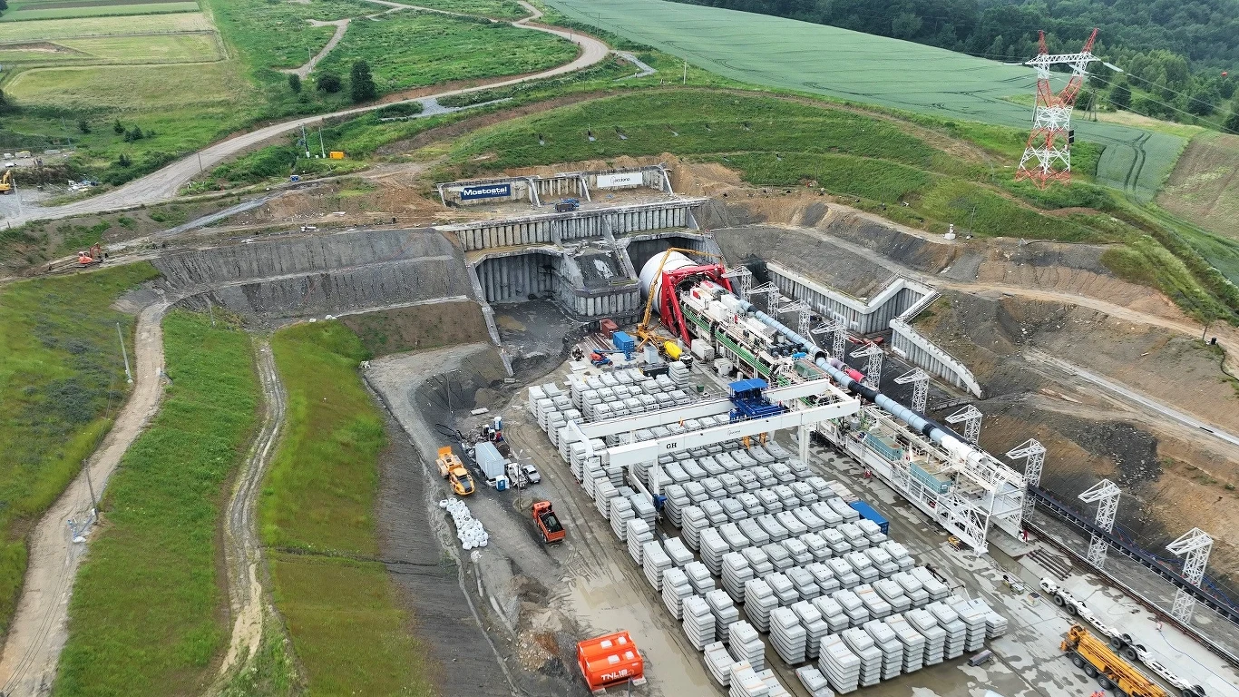 Tak wygląda rozstawiona TBM "Karpatka"