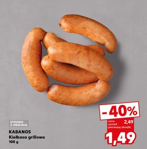 Kiełbasa grillowa Kabanos niska cena