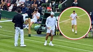 Hubert Hurkacz i Radu Albot ponad godzinę czekali na wznowienie meczu