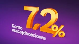 Pierwszy bank z 7,2% na koncie oszczędnościowym