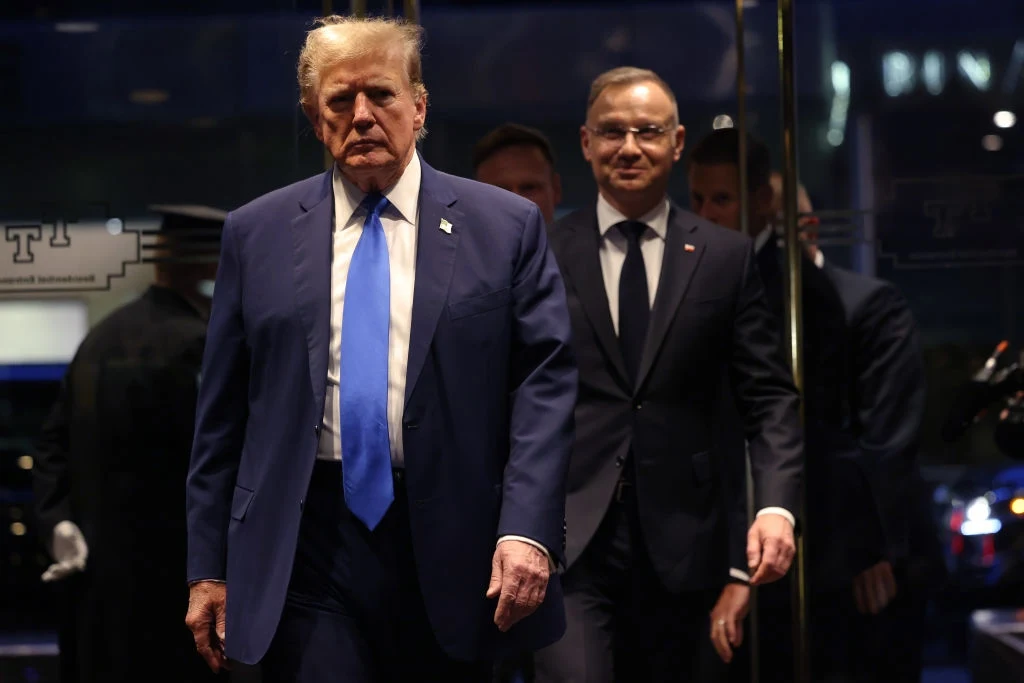 Prezydent Andrzej Duda spotkał się w kwietniu z Donaldem Trumpem w Nowym Jorku Prezydent Andrzej Duda spotkał się w kwietniu z Donaldem Trumpem w Nowym Jorku
