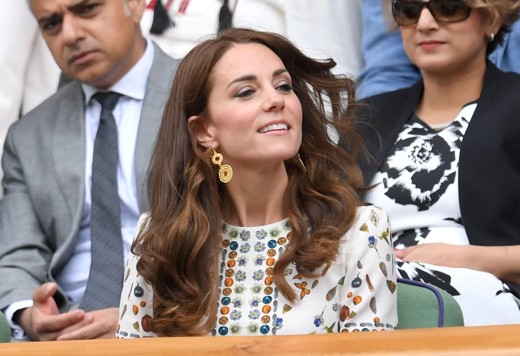 Księżna Kate na trybunach Wimbledonu zwracała uwagę swoimi kreacjami 