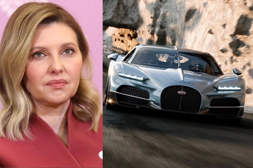 Ołena Zełenśka nie kupiła sobie Bugatti Tourbillona / fot. Ukrinform/East News; materiały prasowe