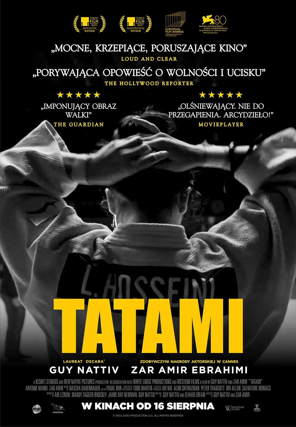 Plakat filmu "Tatami" Plakat filmu "Tatami"