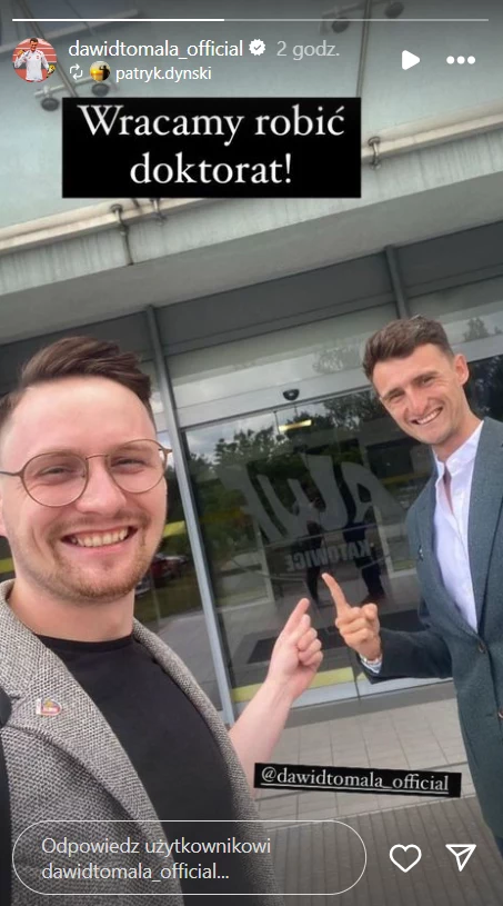 Patryk Dyński, Dawid Tomala Patryk Dyński, Dawid Tomala