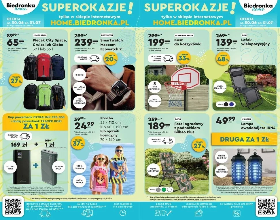 Biedronka Home oferuje wakacyjne promocje! Biedronka Home oferuje wakacyjne promocje!