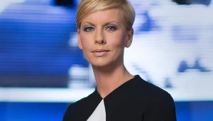 Anita Werner w studiu "Faktów" TVN / fot. x-news