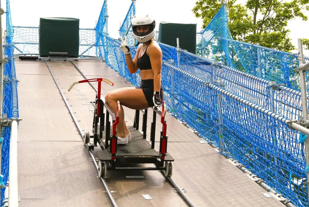 Klaudia Adamek już w bobslejowym treningu Klaudia Adamek już w bobslejowym treningu