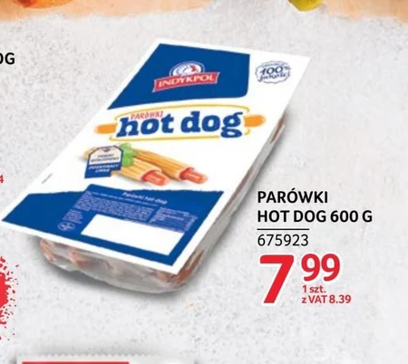 Indykpol Parówki hot dog