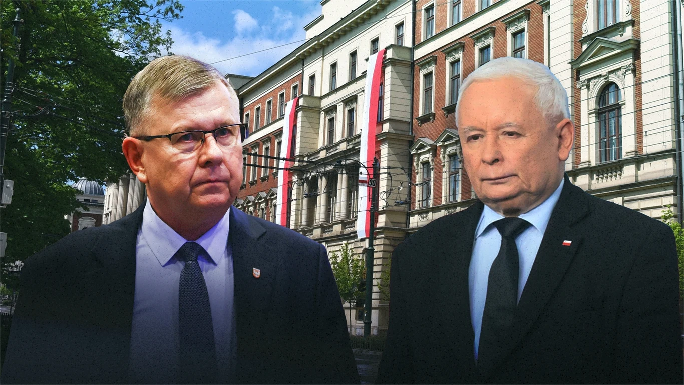 Witold Kozłowski i Jarosław Kaczyński Witold Kozłowski i Jarosław Kaczyński