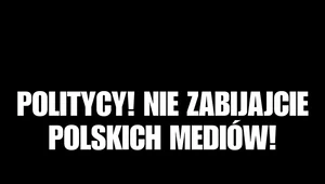 Protest polskich mediów