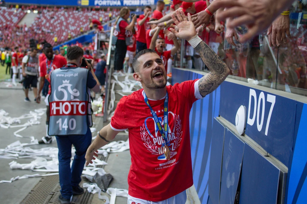 Joan "Goku" Roman po zwycięskim finale Pucharu Polski 