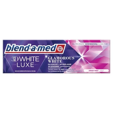 Blend-a-med 3D White Luxe Glamorous White Pasta do zębów 75 ml - 0