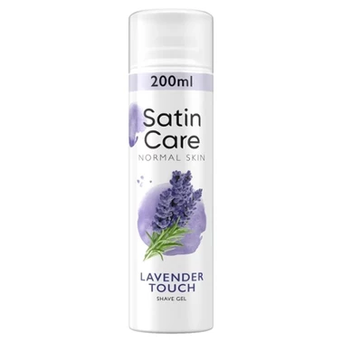 Gillette Satin Care Żel do golenia dla kobiet, Lavender Touch, 200ml - 0