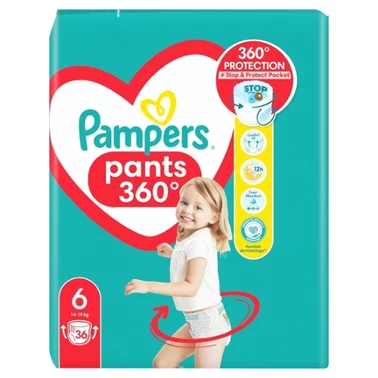 Pampers Pants Pieluchomajtki, rozmiar 6, 36 sztuk, 14kg-19kg - 0