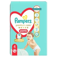 Pampers Premium Care Pieluchomajtki, rozmiar 4, 38 sztuk, 9kg-15kg