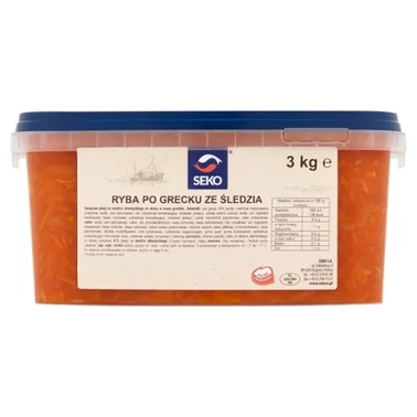 SEKO Ryba po grecku ze śledzia 3 kg - 1