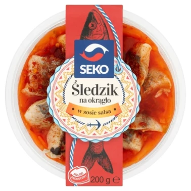 SEKO Śledzik na okrągło w sosie salsa 200 g - 1