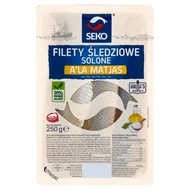 SEKO Filety śledziowe solone a'la matjas 250 g