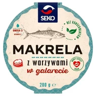 SEKO Makrela z warzywami w galarecie 200 g