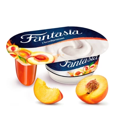 Fantasia Jogurt kremowy z brzoskwiniami 118 g - 0