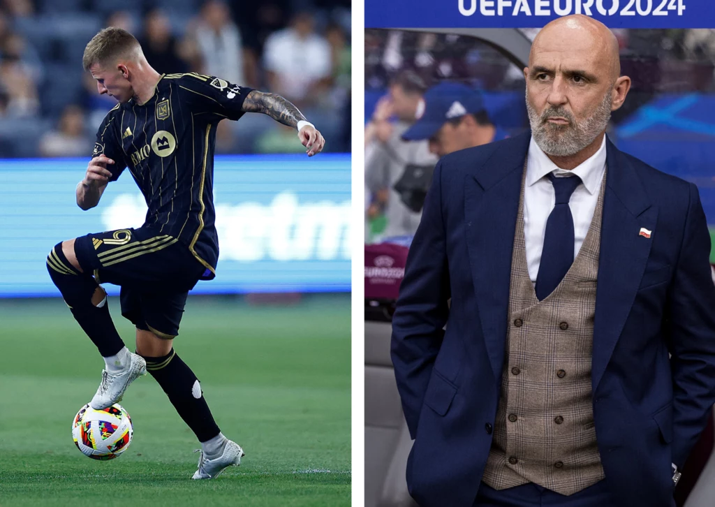 Mateusz Bogusz i Michał Probierz Mateusz Bogusz i Michał Probierz