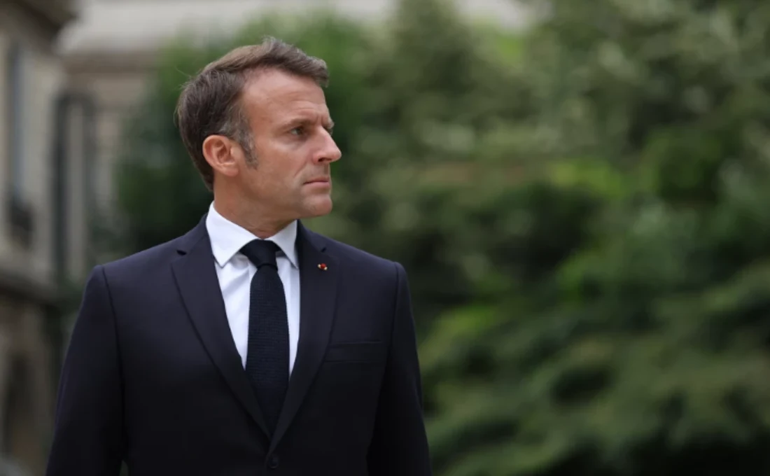 Prezydent Francji Emmanuel Macron Prezydent Francji Emmanuel Macron