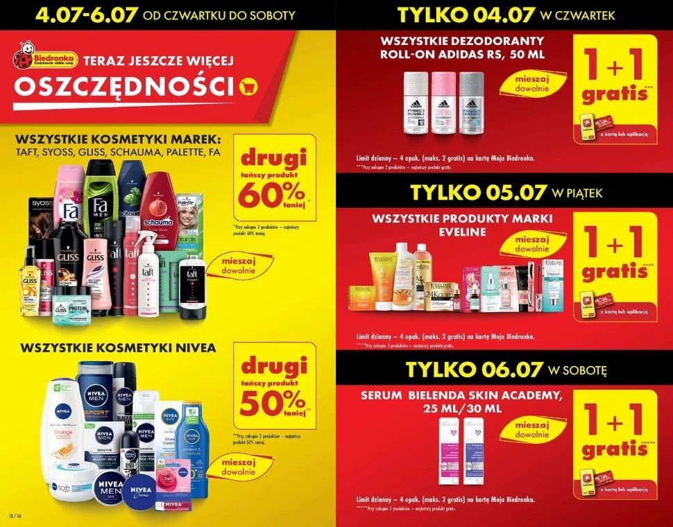 Biedronka oferuje nowe promocje na kosmetyki! Biedronka oferuje nowe promocje na kosmetyki!