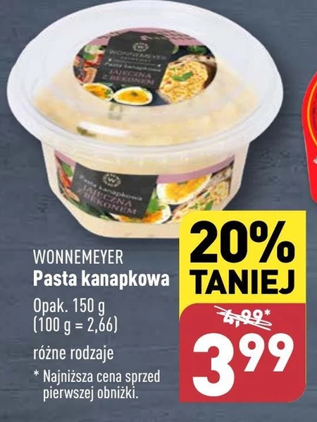 Pasta kanapkowa Wonnemeyer