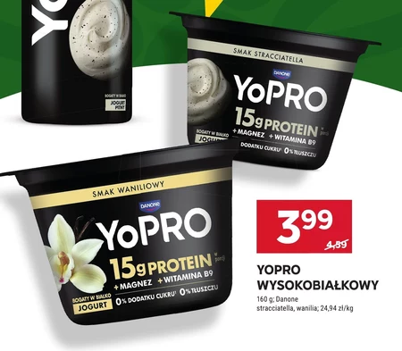Danone YoPro Jogurt smak waniliowy 160 g