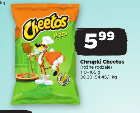 Cheetos Chrupki kukurydziane o smaku pizzy 120 g
