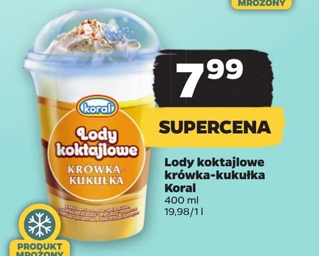 Koral Lody koktajlowe krówka-kukułka 400 ml