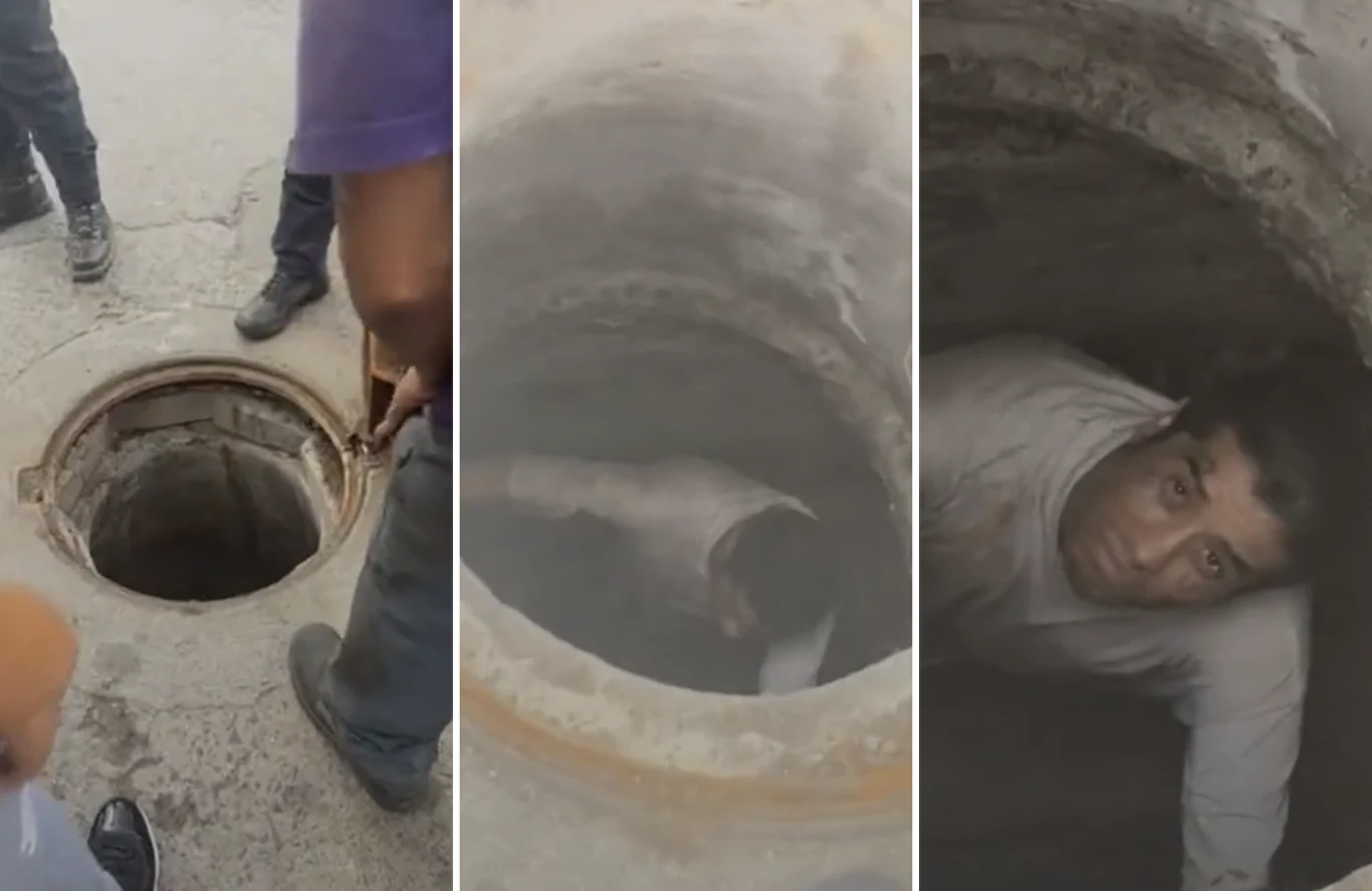 Mężczyzna spędził pod ziemią trzy dni, wołając o pomoc. Mężczyzna spędził pod ziemią trzy dni, wołając o pomoc.