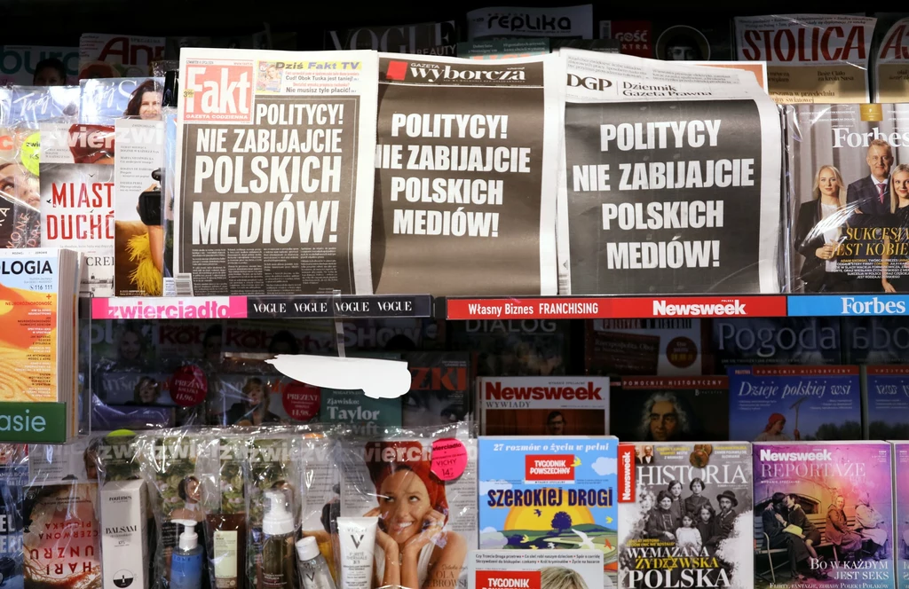 Polskie media protestują przeciwko niekorzystnym zapisom ustawy o prawie autorskim