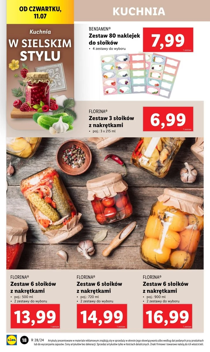 Słoiki i etykiety w ofercie Lidla! Słoiki i etykiety w ofercie Lidla!