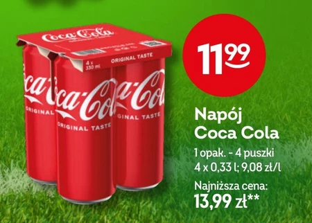 Coca-Cola Napój gazowany 4 x 330 ml
