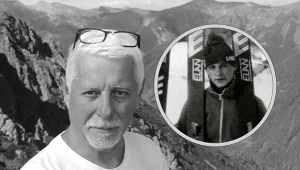 Janusz Duda. W ramce były skoczek z czasów kariery