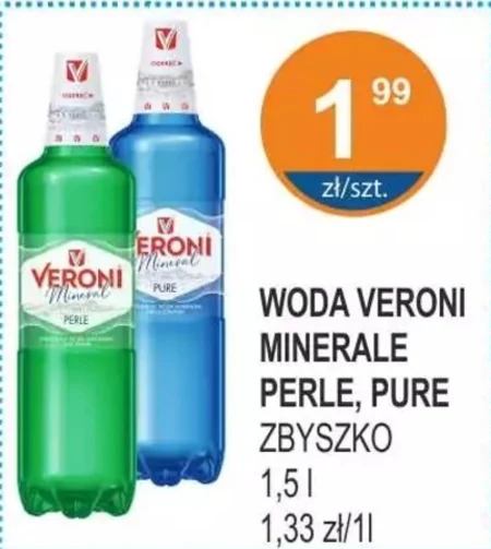 Veroni Mineral Perle Naturalna woda mineralna gazowana 1,5 l