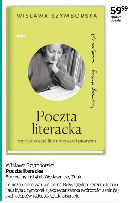 Poczta literacka Wisława Szymborska