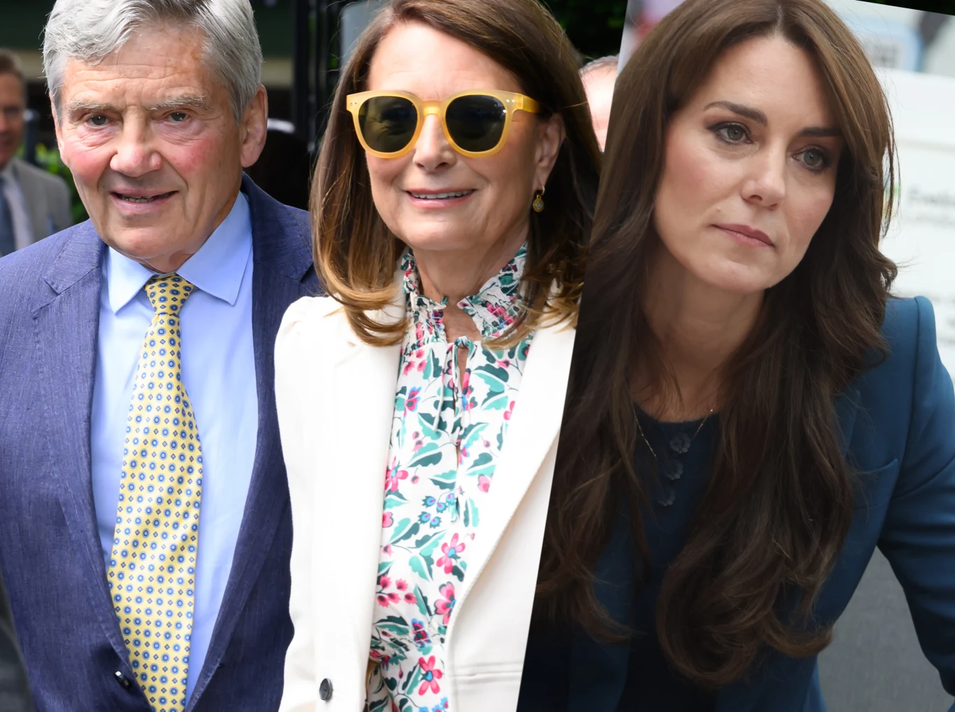 Carole i Michael Middletonowie i księżna Kate Carole i Michael Middletonowie i księżna Kate