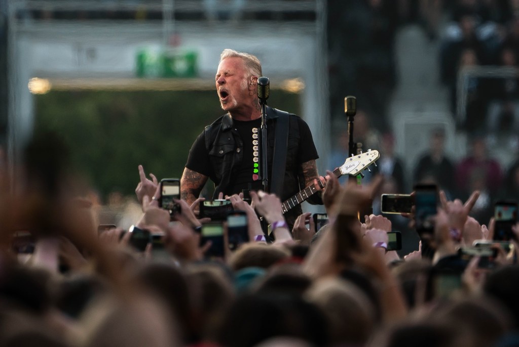 James Hetfield (Metallica) w akcji