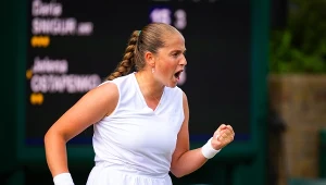 Jelena Ostapenko rozbiła w 3. rundzie Wimbledonu Bernardę Perę