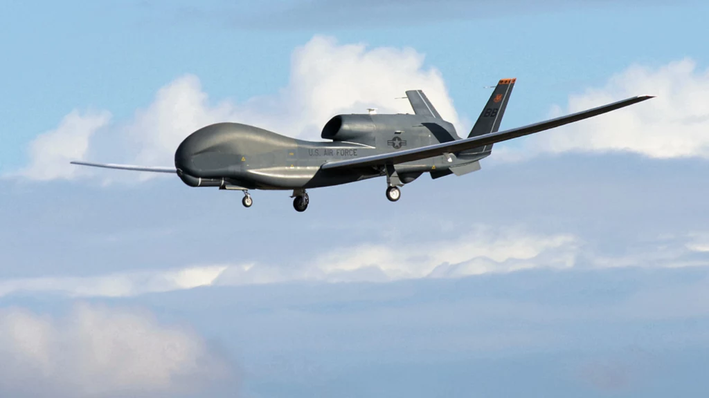 Ogromny dron RQ-4B Global Hawk pojawił się nad Polską