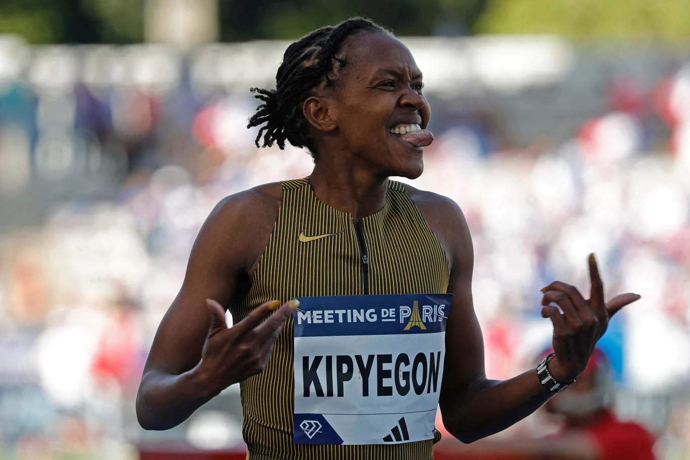 Faith Kipyegon na mecie rekordowego biegu