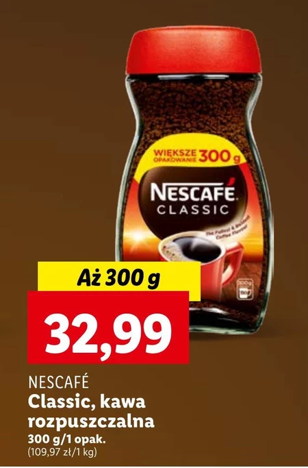 NESCAFÉ Classic Kawa rozpuszczalna 300 g