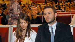 Magda Krawczykowska i Michał Żebrowski na premierze filmu "Stara baśń"