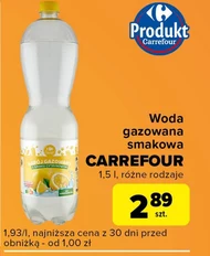 Woda smakowa Carrefour