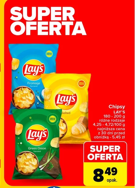 Lay's Chipsy ziemniaczane o smaku papryki 200 g
