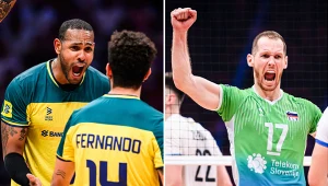 Yoandy Leal (z lewej) ma być podporą Brazylii w Paryżu, a Tine Urnaut Słowenii