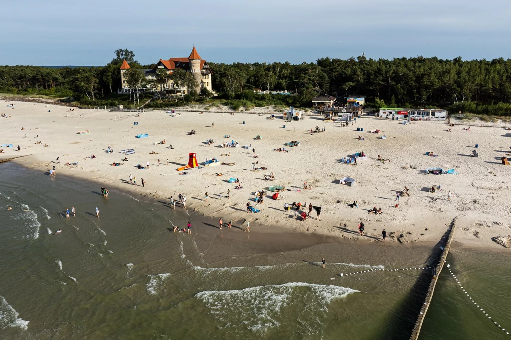 Plaża w Łebie